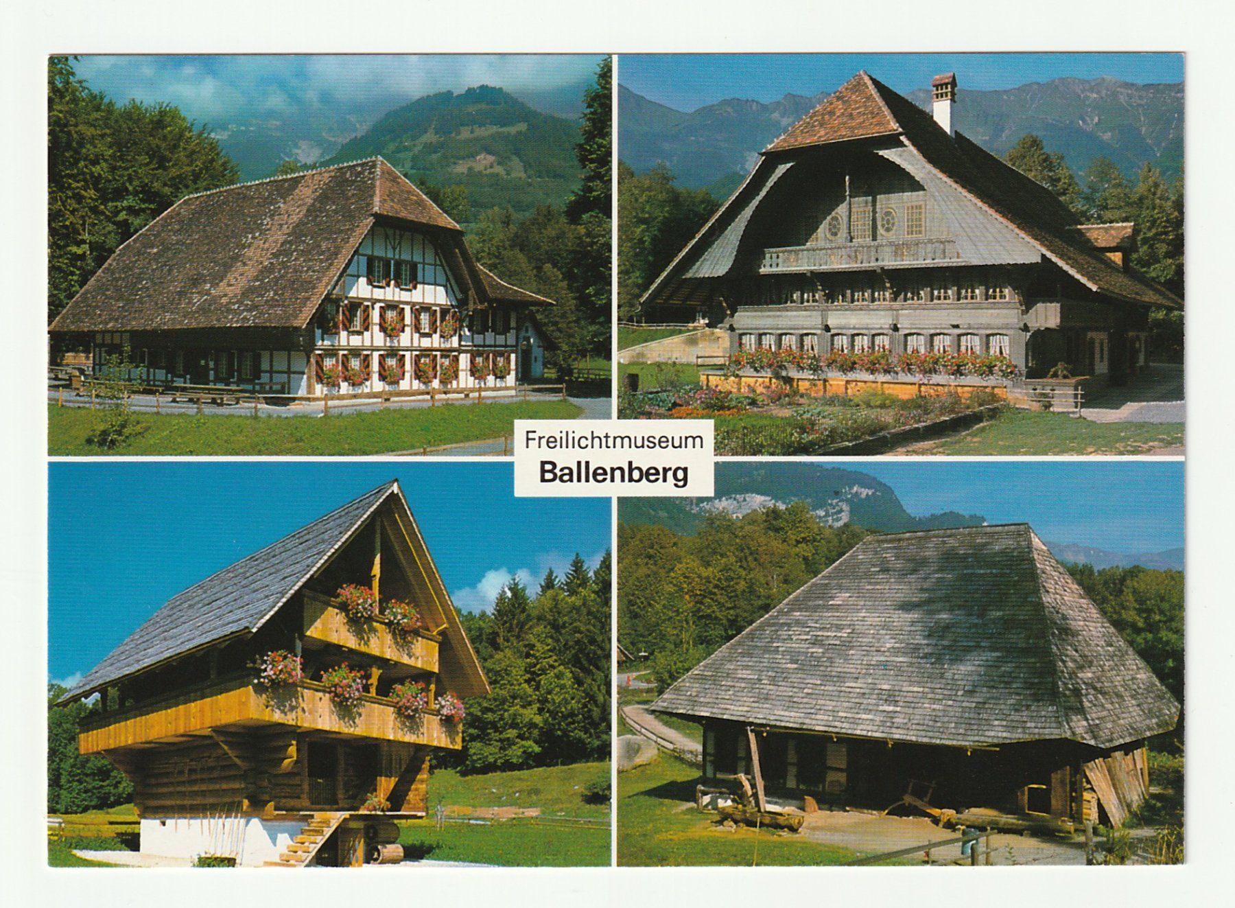 Cartes postales: Postkarte Freilichtmuseum Ballenberg, Bern – Neuf (Voir description) à St. Gallen par Ricardo_Deals