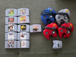 Nintendo 64 Spiele und Controller Konvolut