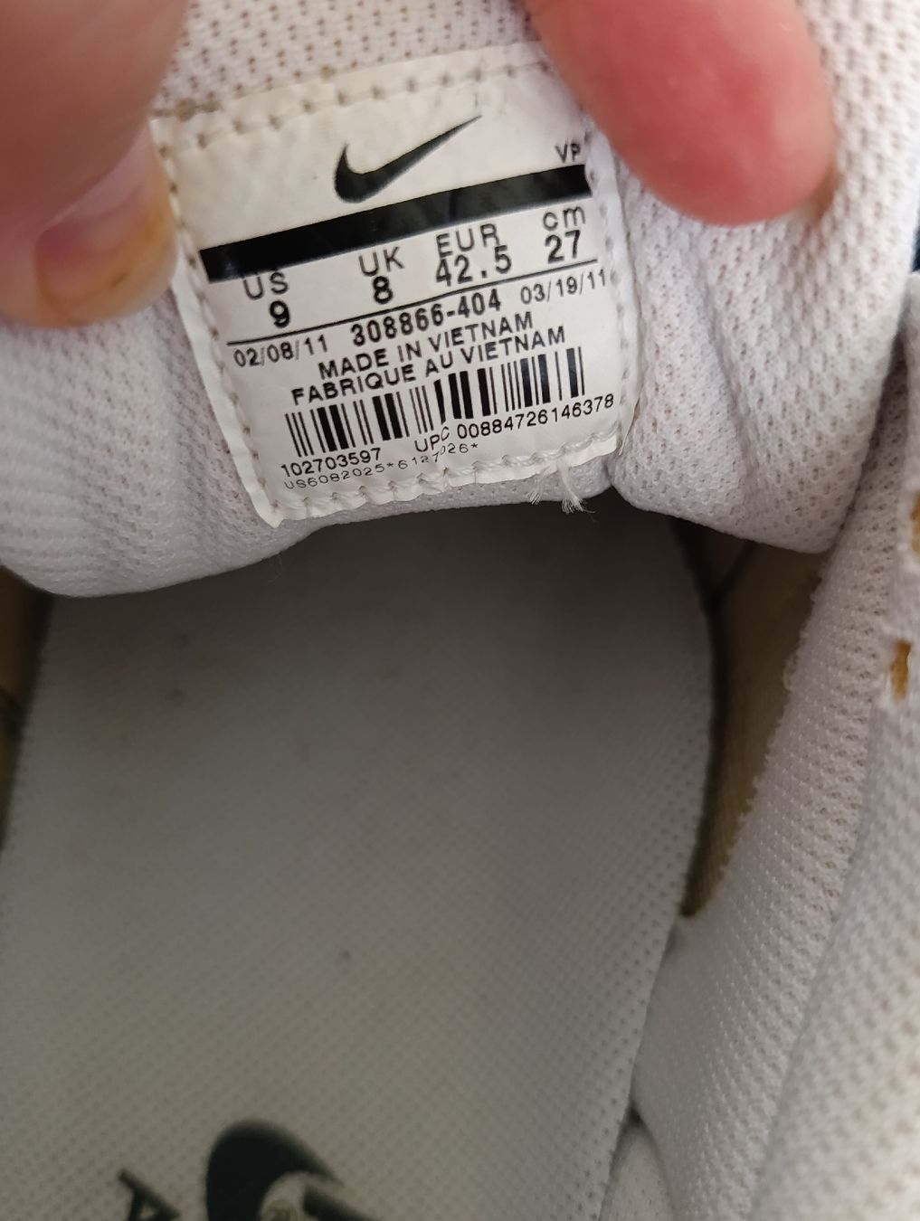 Nike Chaussures hommes: Nike Air Max 1 Gr.42,5 – D'occasion à Baar par L.isa28 6