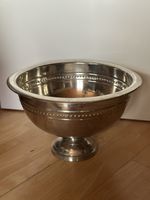 Grosse Dekoschale / Getränkekühler silber