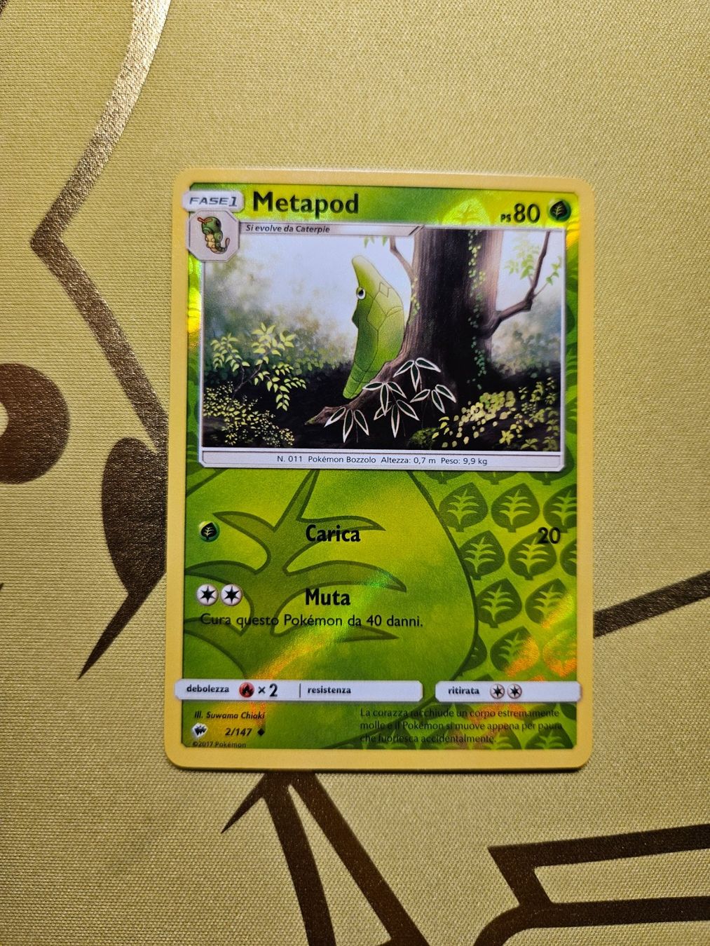 Pokémon Carte collezionabili: Burning Shardows - Metapod – Usato da Bellinzona venduto da Pokemarco