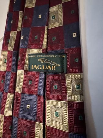 Krawatte Jaguar aus Seide, cravate Jaguar en soie