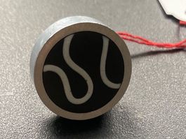 Großer dicker RING FINGERRING flexibler Durchmesser / Unikat