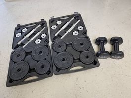 Hantelsets Kurzhanteln 2x 20kg plus 2x5kg Hanteln