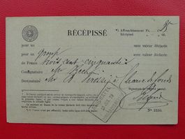 1879 RÉCÉPISSÉ von NEUCHATEL, sehr sauber