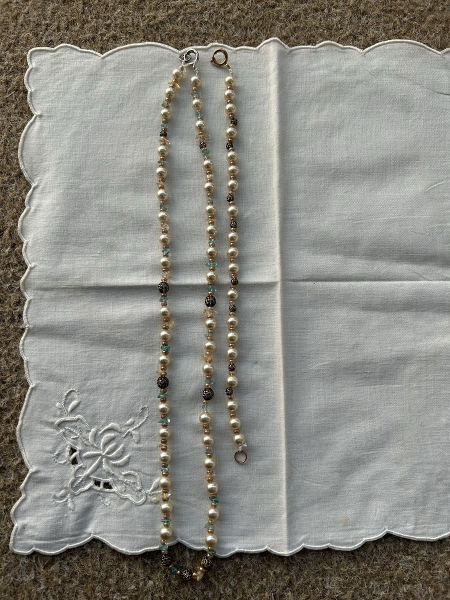 Catenine: Kette und Armband goldene Perlen – Usato da Birsfelden venduto da Exclusivity 1