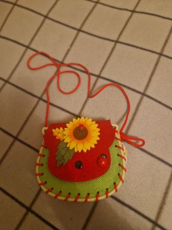 Kindertasche mit Sonnenblume & Marienkäfer 🐞
