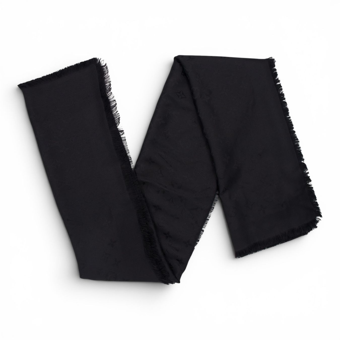 Louis Vuitton Foulards, Tücher & Schals: Louis Vuitton Monogram Schal schwarz – Gebraucht aus Binningen von Designerlabels 7