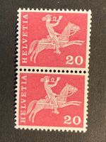 Schweiz 1960 Rollenmarke senkr. Paar 20 Rp. postfrisch N3820