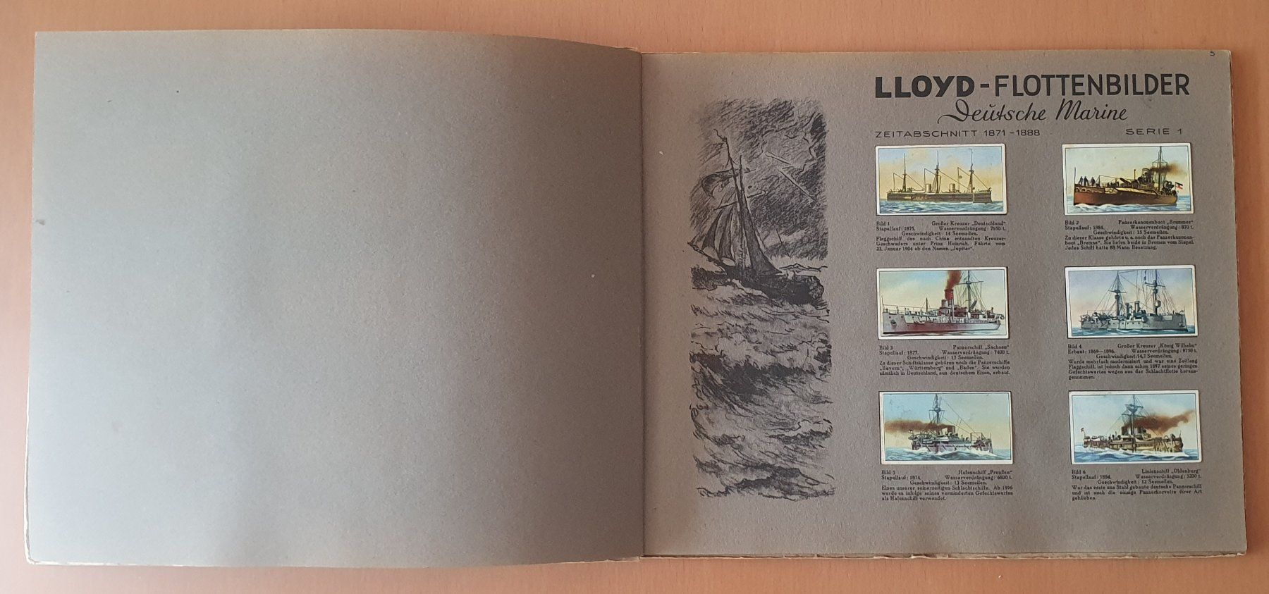Alben: Zigarettenbilderalbum - Lloyd Flottenbilder Deutsche Marine – Gebraucht aus Kreuzlingen von Rschweiz1 2