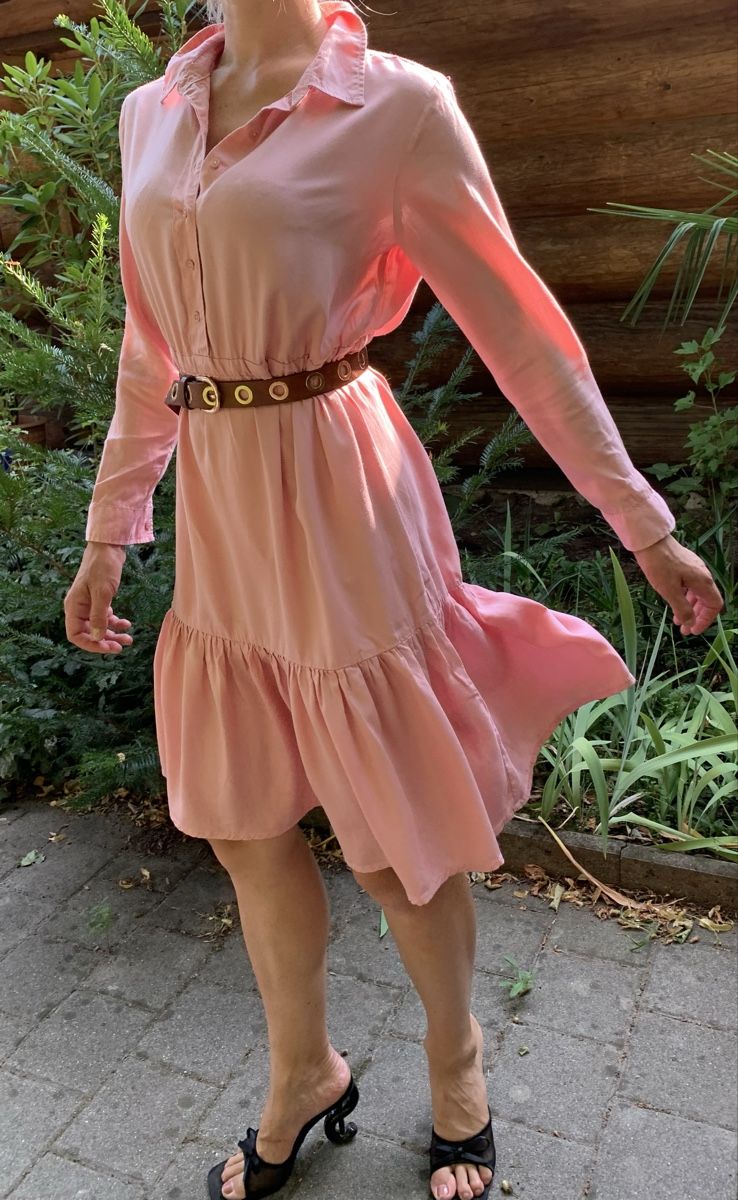 Robes: Abito Camicia rosa 100% Lyocell Taglia 40 blu motion – Neuf avec emballage d'origine à Gordevio par LanaZimm 1