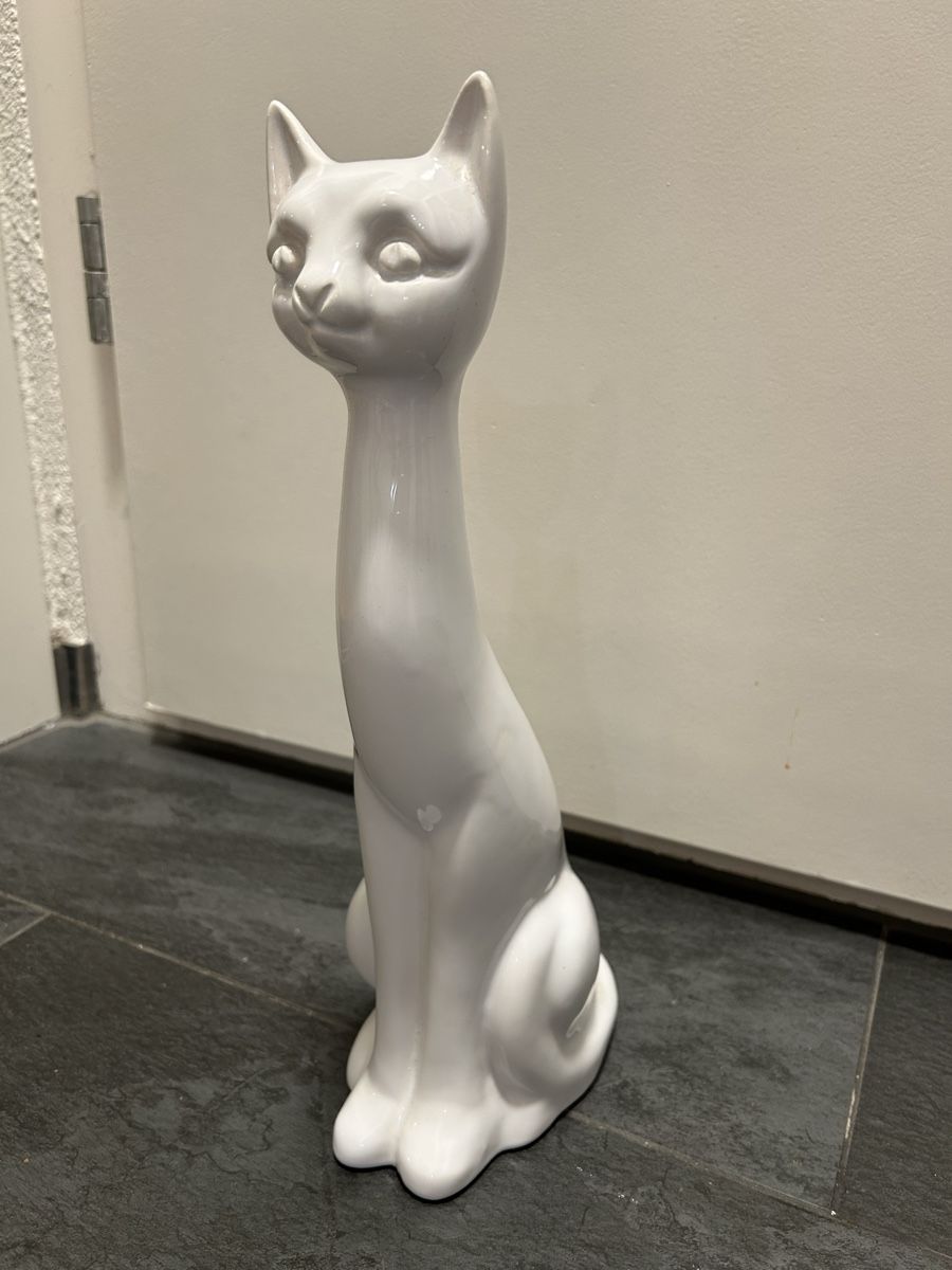 Statuette: Porzellan Katze – Usato da Winterthur venduto da gaby.00 2