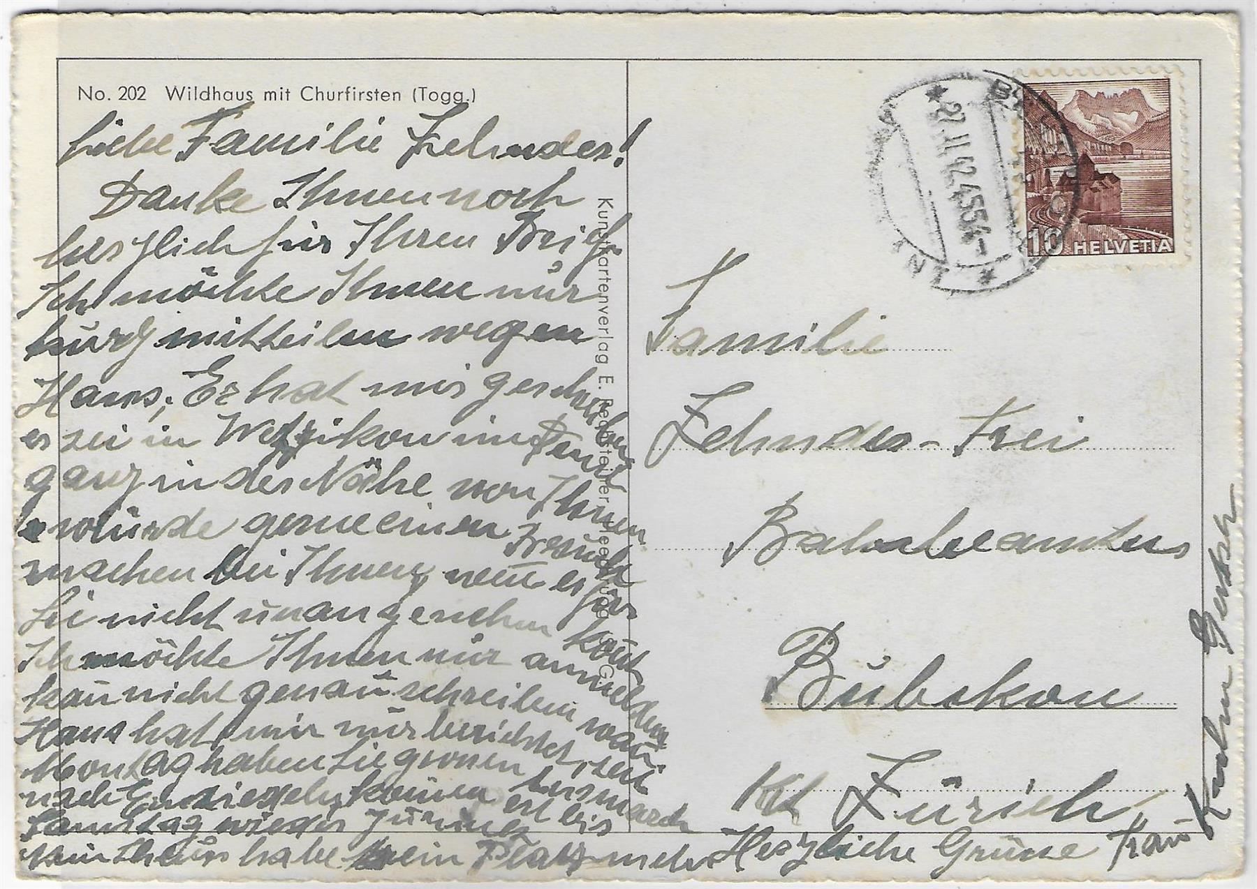Cartes postales: Wildhaus mit Churfirsten – D'occasion à Ettingen par Kartenplanet 1