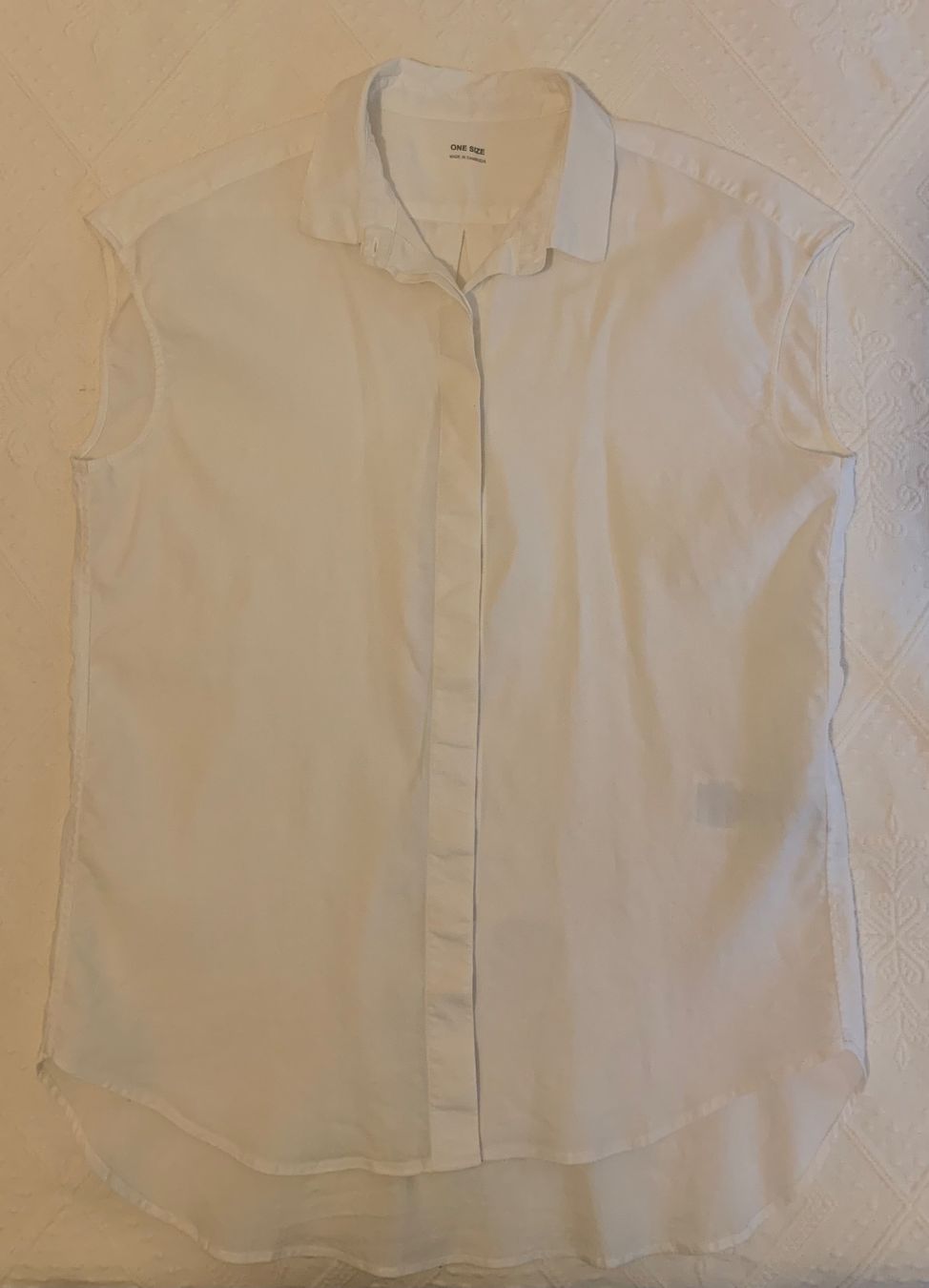 Muji Camicette: Sommerliche Leinenbluse von Muji, neu – Nuovo (secondo la descrizione) da Zürich venduto da p_q7q_nichtraucher 1