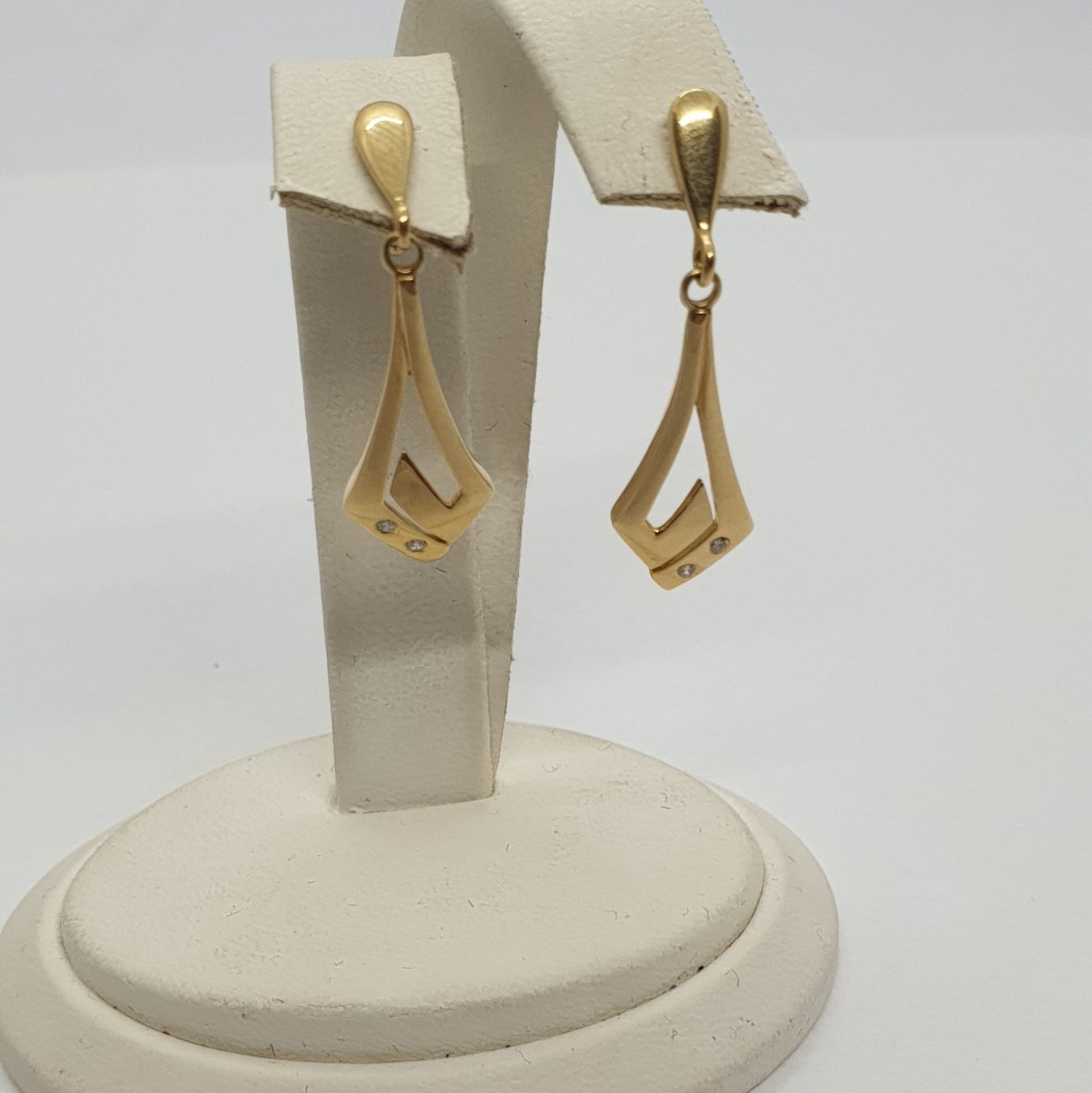 Orecchini pendenti & Orecchini a lobo: Echt 18K Gold - Diamant Ohrhänger – Usato da Luzern venduto da Luzern-Goldhaus
