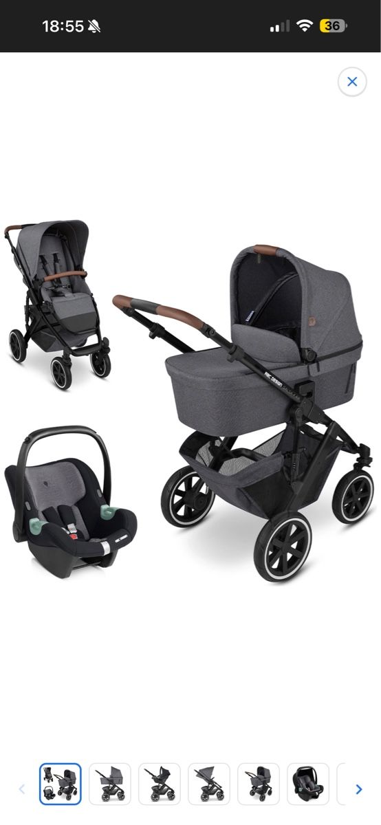 ABC Design Carrozzine: ABC Design Viper 4 Set grey new condition – Usato da Schlieren venduto da Amina99 3