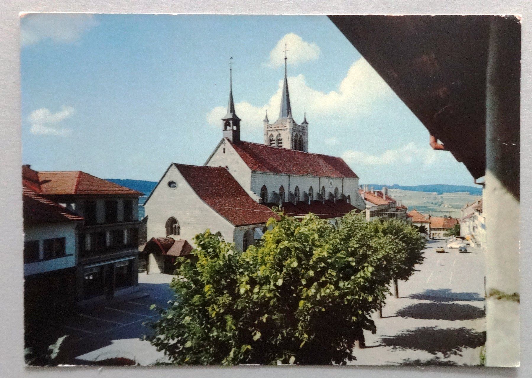 Cartoline postali: Romont et la Collégiale – Usato da Fétigny venduto da Billy2miny