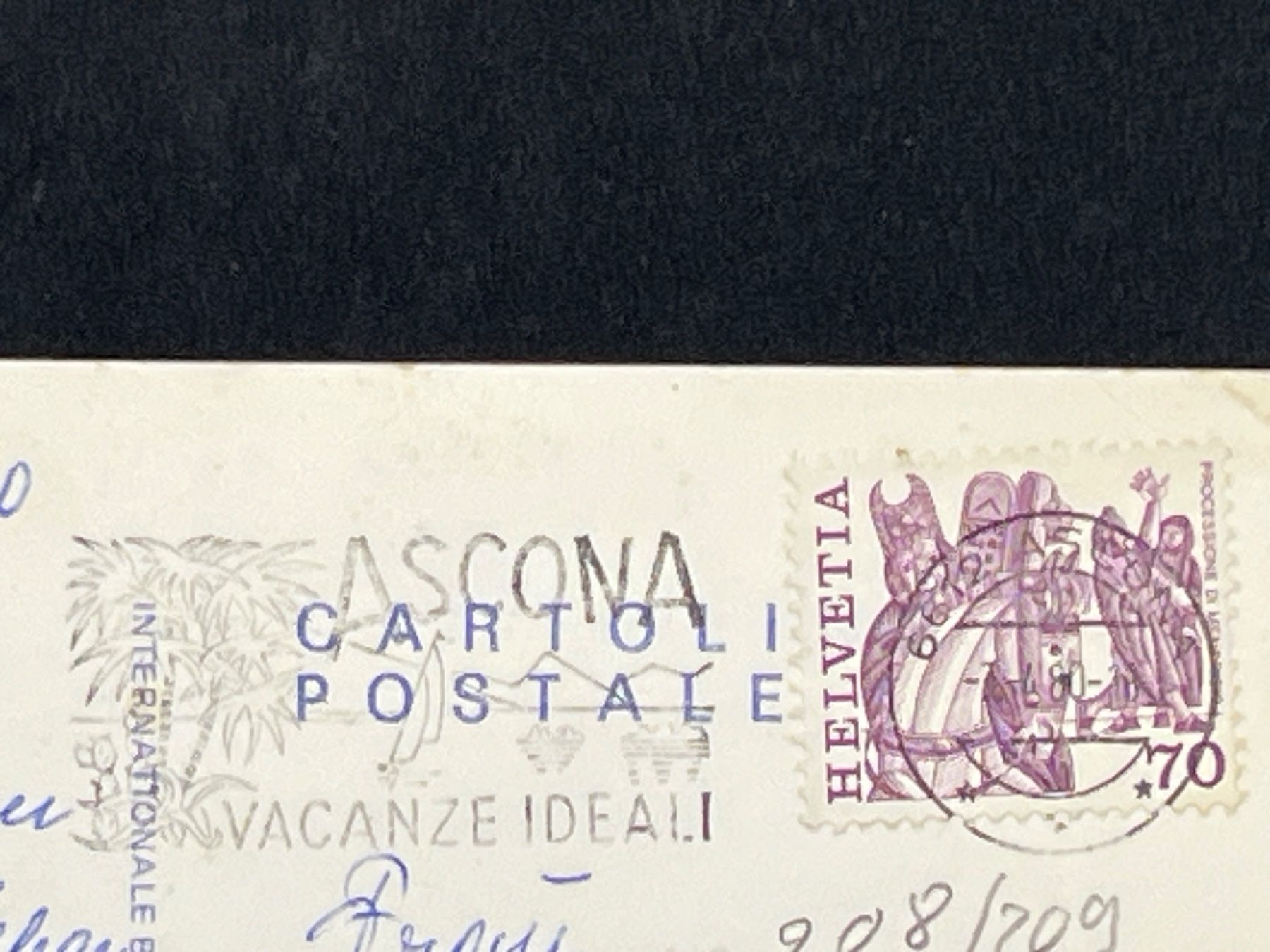 Cartoline postali: Ascona (Lago Maggiore) – Usato da Widnau venduto da Brusi9 1