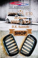 BMW Nieren X5 Serie E70 M Doppelspeichen Kühlergrill Schwarz