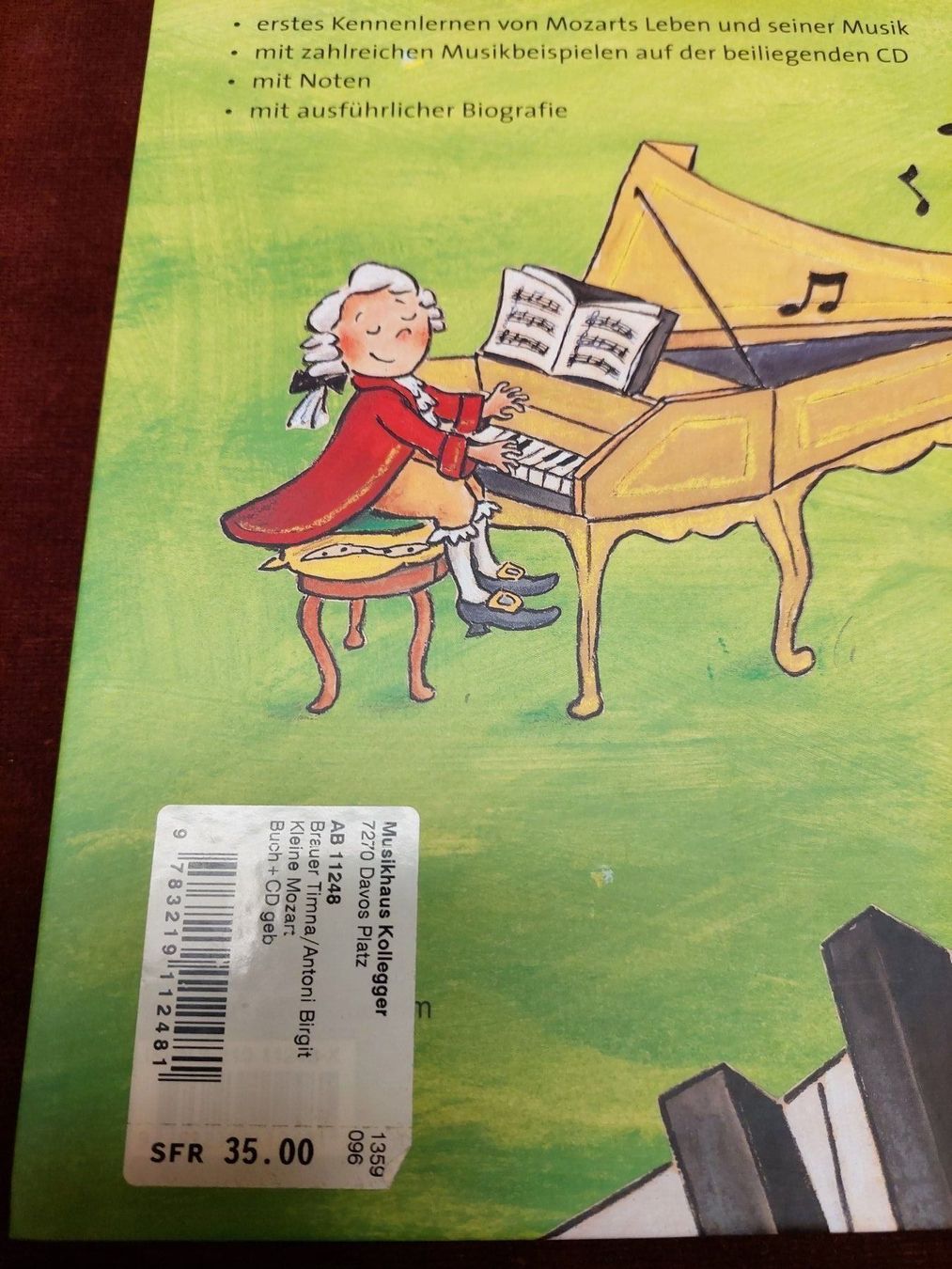 Libri: Buch  der kleine Mozart Buch mit CD – Nuovo (secondo la descrizione) da Davos-Platz venduto da musikhauskollegger 1