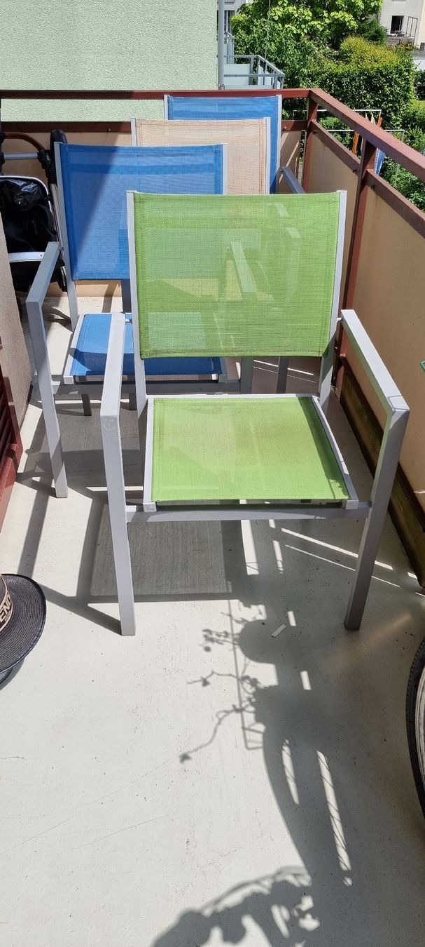 Chaises: Garten Möbel 4 Stühle – D'occasion à Mauren par ehr_5cy6 2