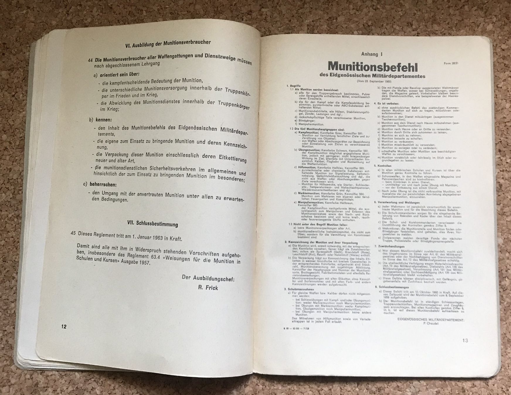 Schweizer Armee Uniformi: SCHWEIZER ARMEE MUNITIONSDIENST BEI DER TRUPPE 1963 – Usato da Ostermundigen venduto da wini63 5