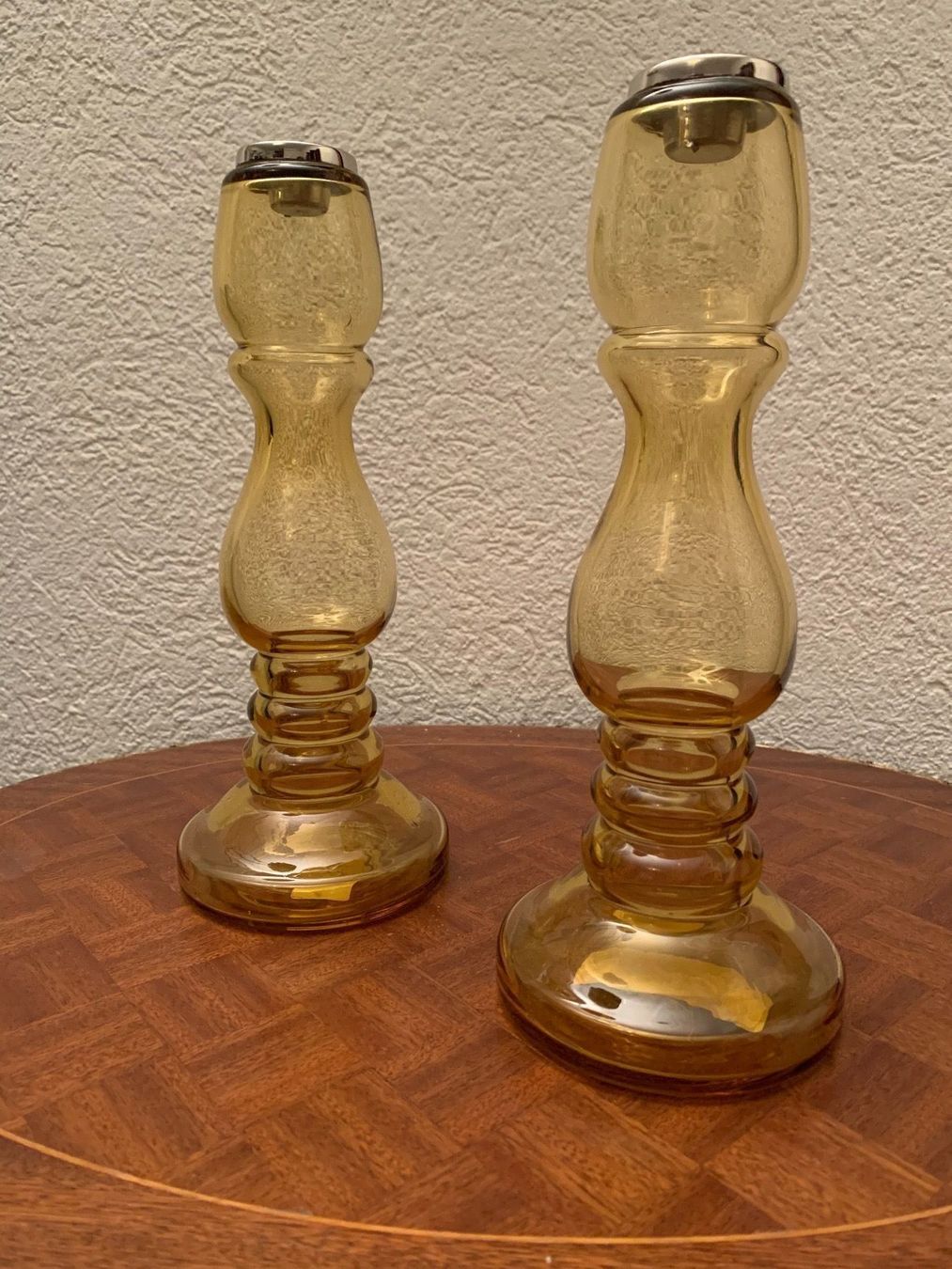 Portacandele: 2 Kerzenständer aus Glas. Nie gebraucht – Nuovo (secondo la descrizione) da Allschwil venduto da Kasi1010