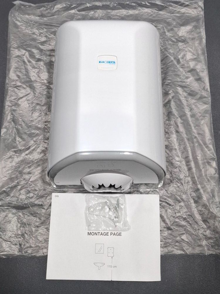 WC: Distributeur papier dévidage central Euro Carta Neuf – Nuovo e nell'imballaggio originale da Villars-Ste-Croix venduto da pau_8fls