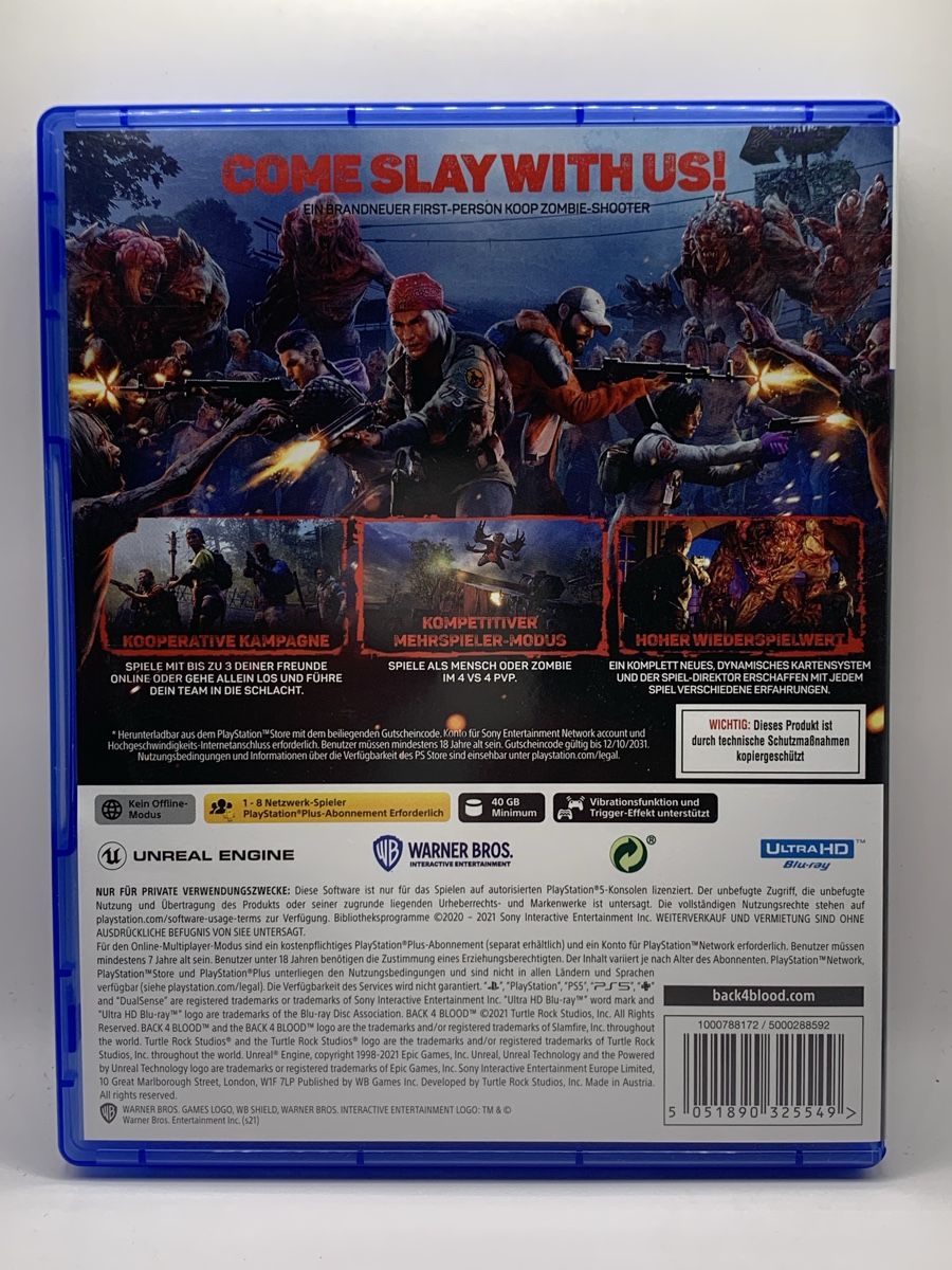 Sony Giochi: Back 4 Blood - PS5  – Usato da Ostermundigen venduto da RG-Collector 1
