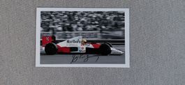 Autogramm Ayrton Senna