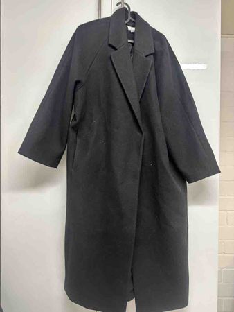 Mantel Damen H&M Schwarz Grösse M neuwertig