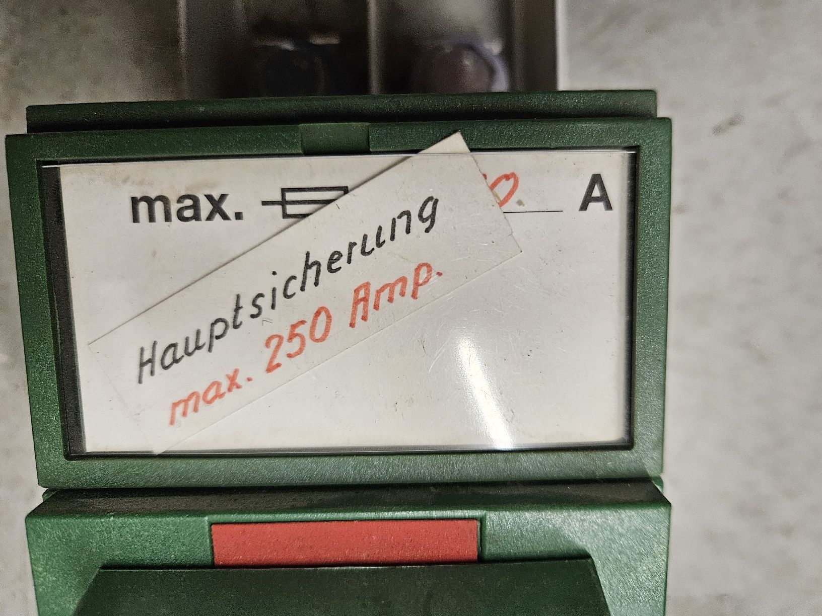 Stromzufuhr: Weber Sicherungselement bis 400A – Gebraucht aus Diepoldsau von Knochen 4