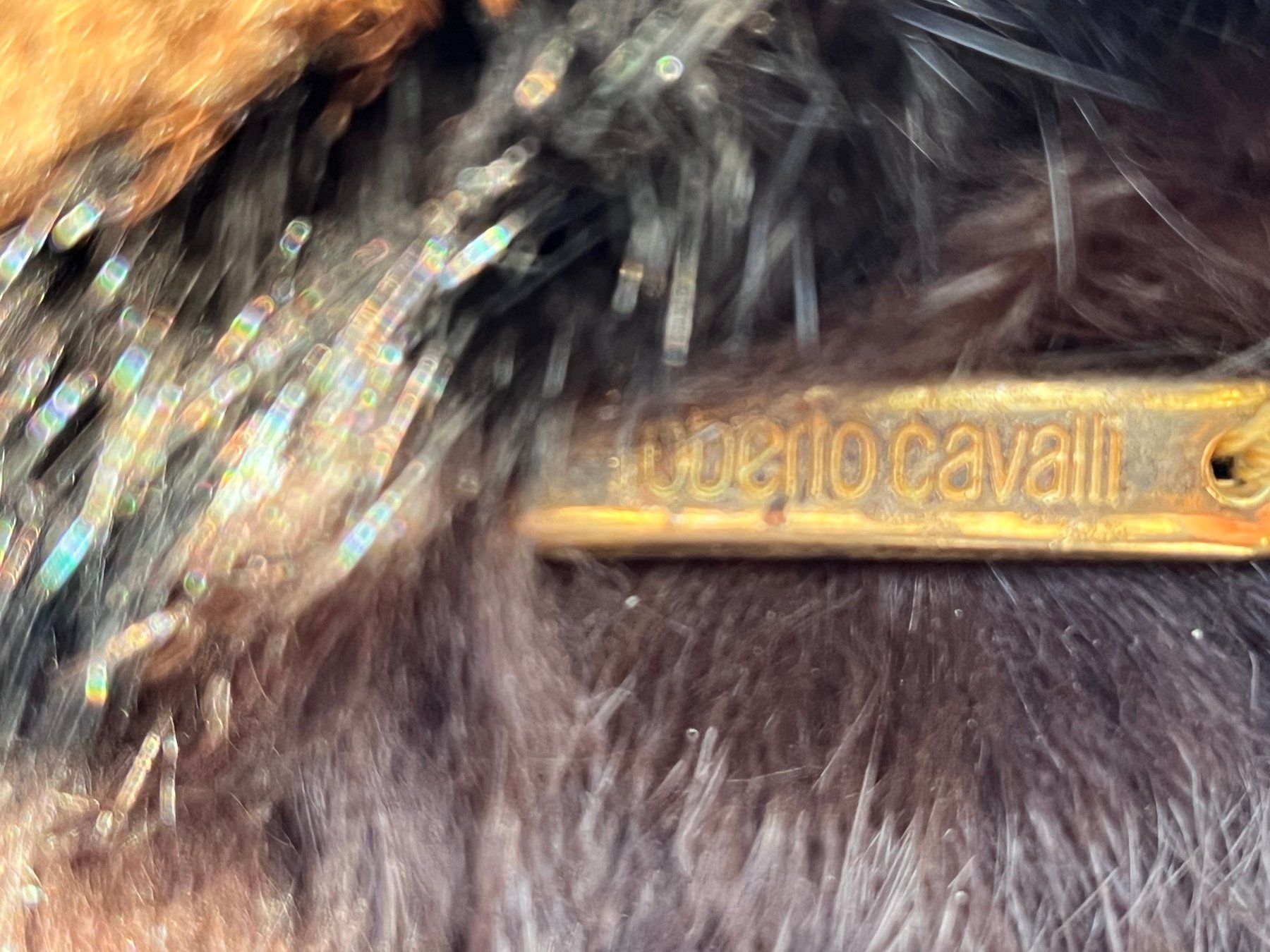 Roberto Cavalli Giacche: Roberto Cavalli - Nerz Jeans-Blouson – Usato da Basel venduto da Lancer4 7