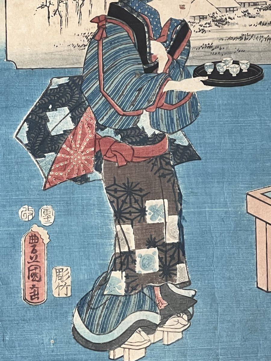 Xilografie: Japanischer Holzschnitt, – Usato da Adliswil venduto da buch_und_kunst 3