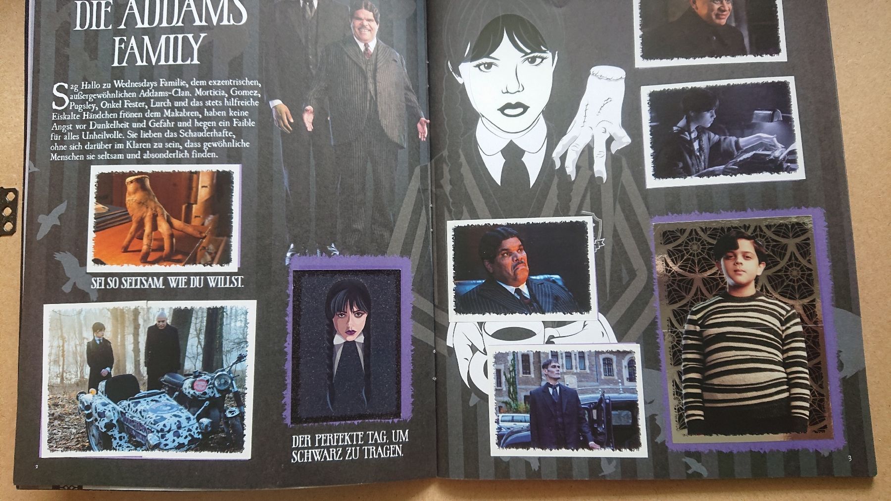 Panini Carte collezionabili: Wednesday Stickerbuch Panini mit allen sticker – Usato da Chur venduto da FreakofRarity 1