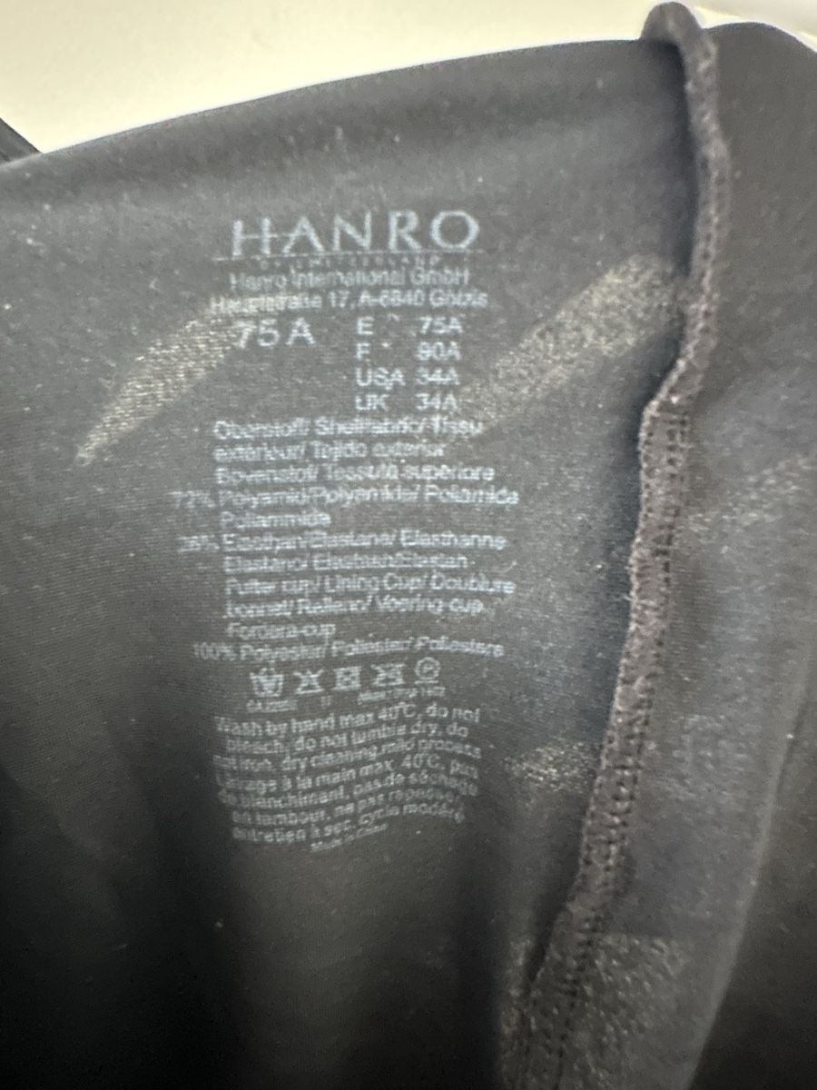 Hanro Autres dessous: Hanro Spaghetti Top black  – D'occasion à Trimbach par Goldchild_8 3