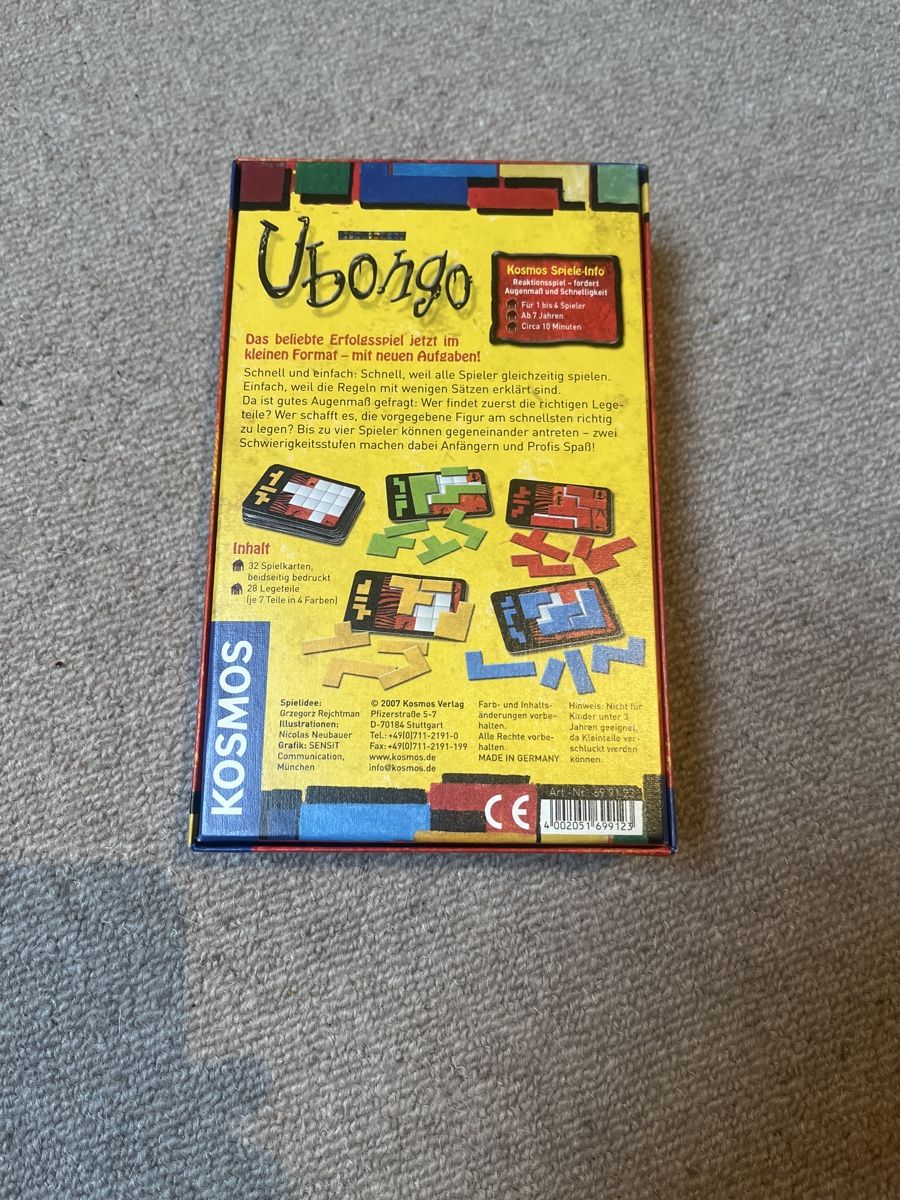 Kosmos Giochi: Ubongo Spiel - KOSMOS 2007 – Nuovo (secondo la descrizione) da Illnau venduto da MyCoin 1