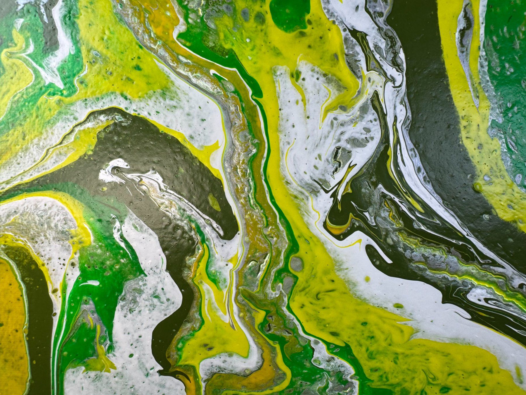 Dipinti: Acryl-Flüssigmalerei, quadratisch – Usato da Schlieren venduto da MayaSheng1983 1