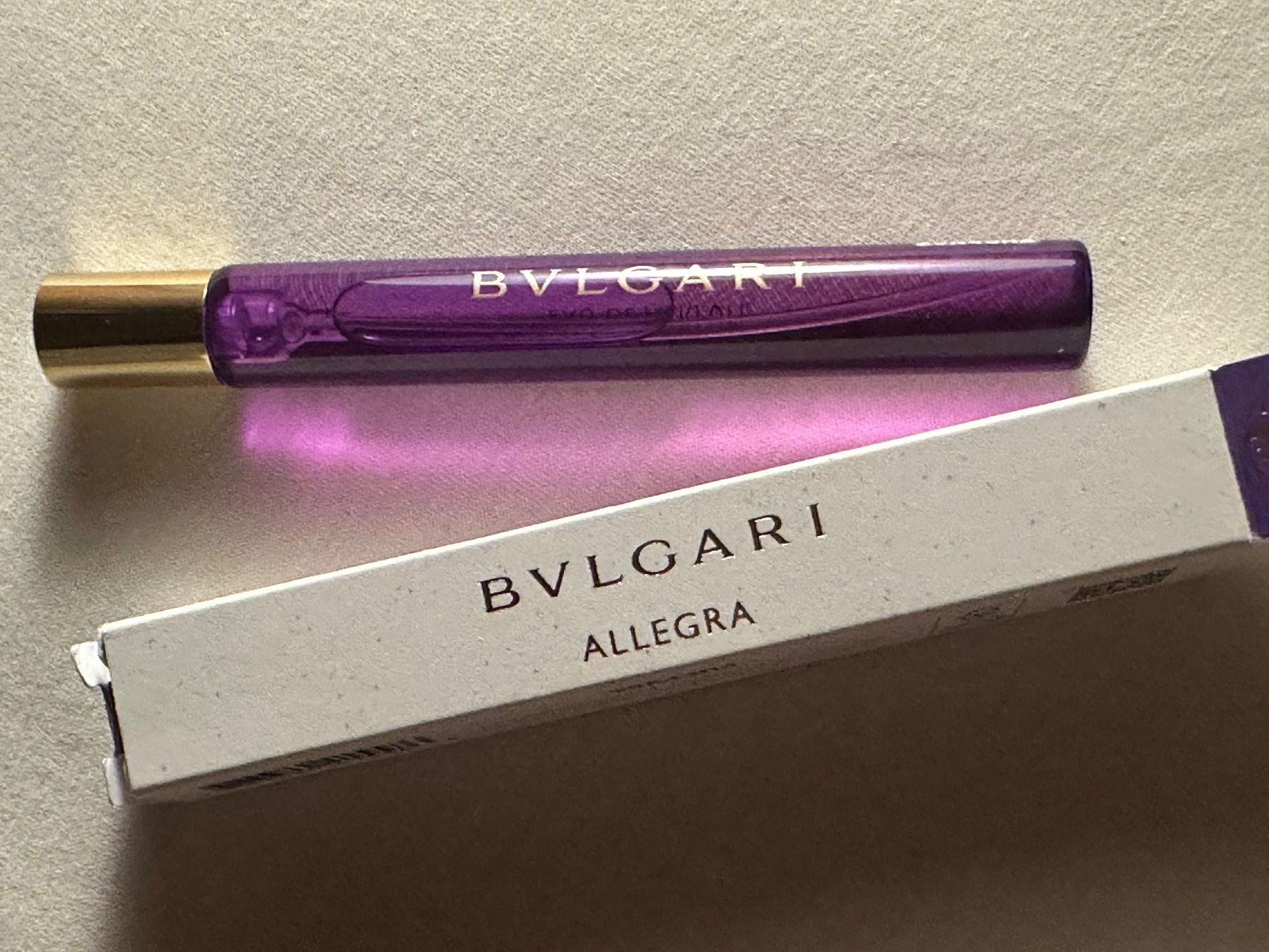 Bulgari Flaconi: Parfumminiatur Bvlgari Allegra – Nuovo e nell'imballaggio originale da Aarburg venduto da flacon05 1