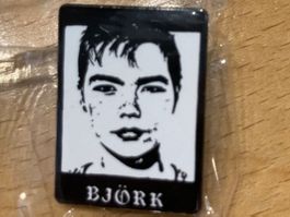 Björk Pin Anstecker Punk Rock Metal Pop