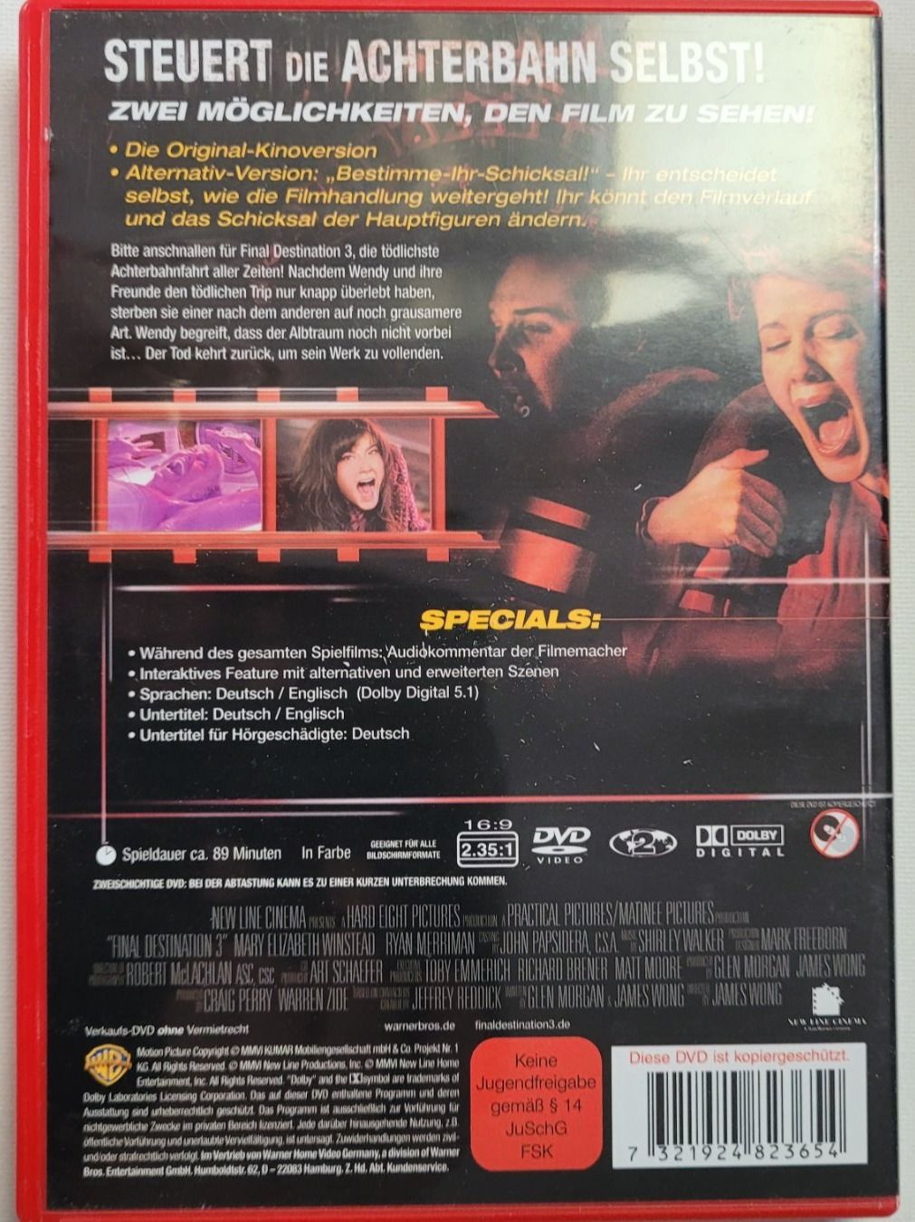 Tous les DVDs: FINAL DESTINATION 1 - 3 – D'occasion à Neftenbach par Mador6 6