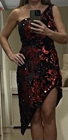 Kleid Paillettenkleid Gr. 36 Party Cocktail Kleid festli
