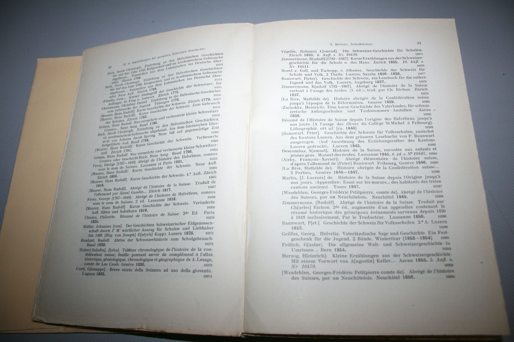 Libri: H. BARTH: Bibliographie der Schweizer Geschichte, 2. Bd 1914 – Usato da Schaffhausen venduto da Kartenprofi 2