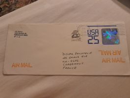 Rare Enveloppe Philatélique USA vers Suisse, Année 1990!