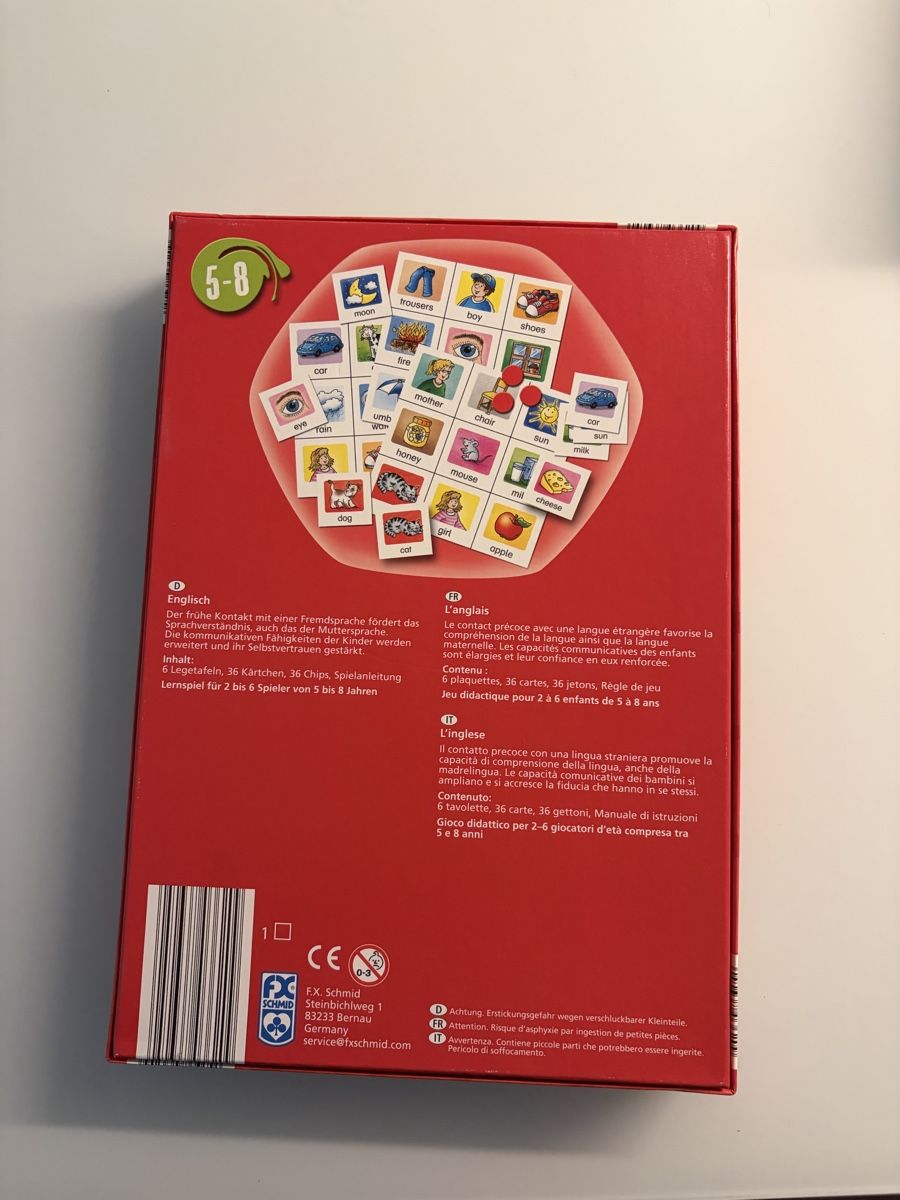 Giochi: Learn+Fun Englisch Lernspiel, 5-8 Jahre – Nuovo (secondo la descrizione) da Zürich venduto da marina76 1