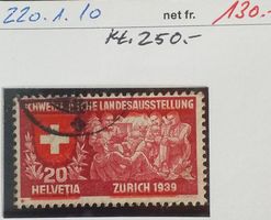 F66) 220.1.10, Abart verschobener Rotdruck und Fleck Kt. LP