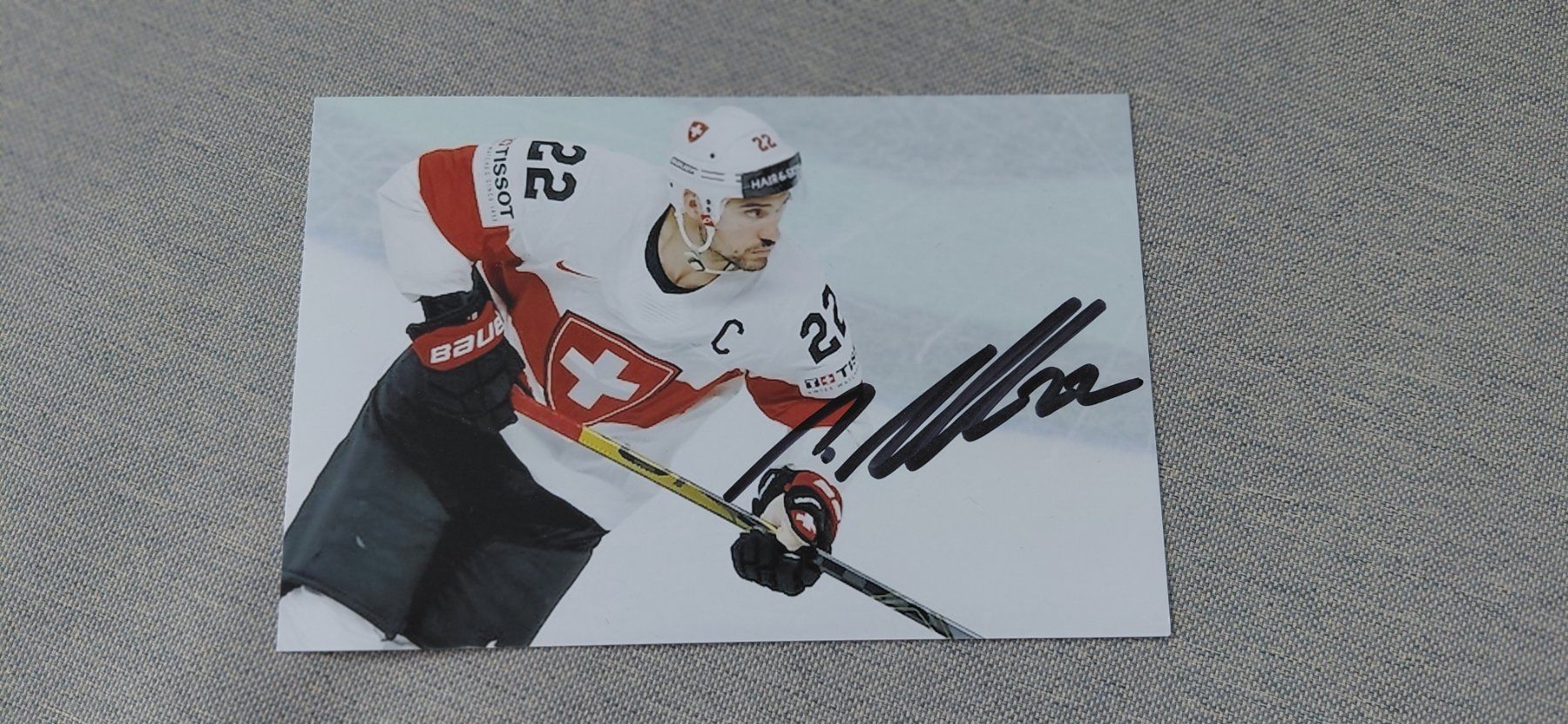 Autogramme: Autogramm Nino Niederreiter – Gebraucht aus Schmerikon von Olympia04