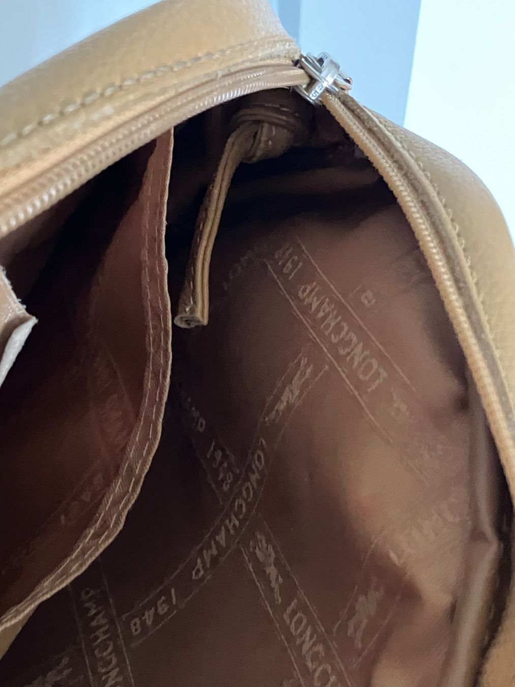 Longchamp Borse da donna: LONGCHAMP Ledertasche beige – Usato da Winterthur venduto da Frau_Schwalbe 6