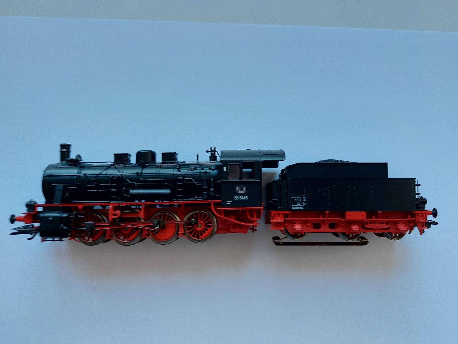 Märklin Modellini di ferrovie: Märklin Dampflok BR 55 DB Sound – Usato da Müllheim Dorf venduto da fischwein 3