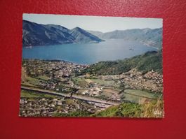 Ascona Losone Vogelschau vom Monte Bre